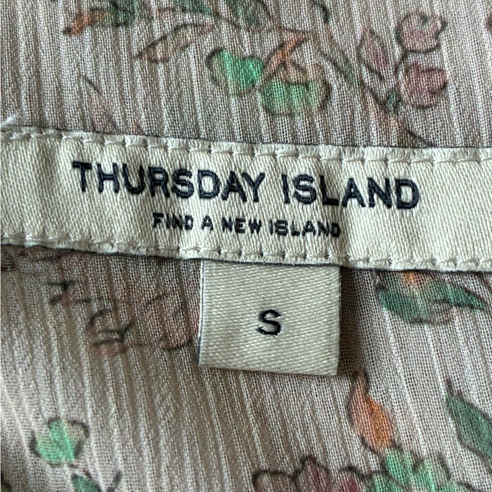 Thursday Island Floral Midi Dress in Soft Pink - Picture 8 of 8